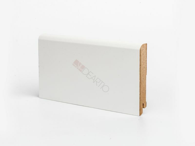 Плинтус МДФ Deartio Белый  U 102-100 100х16х2050мм